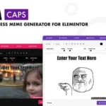 TM CAPS – WordPress Meme Generator For Elementor
