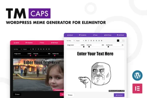 Mua TM CAPS - WordPress Meme Generator For Elementor giá rẻ