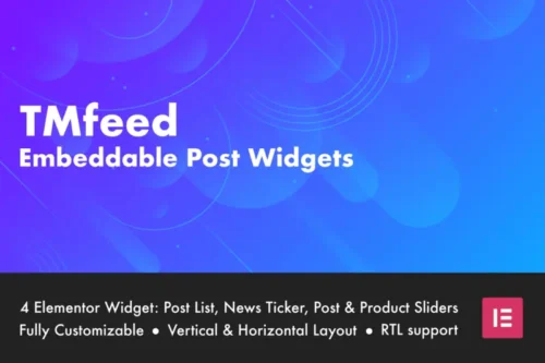 Mua TMfeed - Embeddable Post Widgets For Elementor giá rẻ