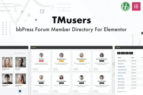 Mua TMusers - bbPress Member Directory For Elementor giá rẻ