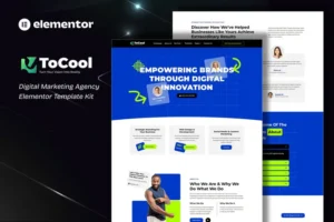 Mua Tocool - Digital Marketing Agency Elementor Template Kit giá rẻ
