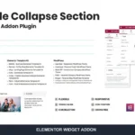 Toggle Collapse Section Elementor Addon