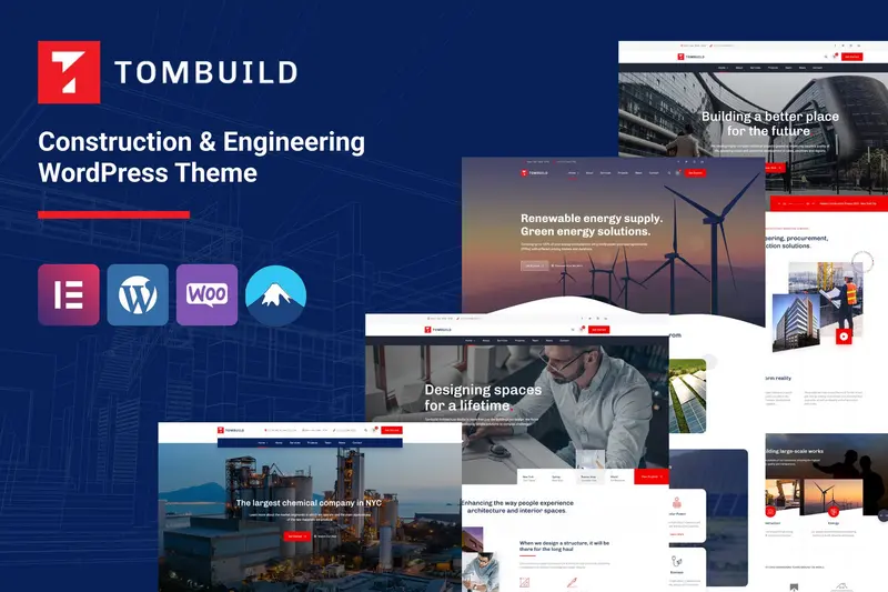 Mua Tombuild – Construction & Engineering WordPress Th giá rẻ