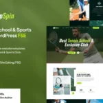 TopSpin – Tennis School & Sports Club WP Theme