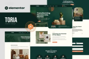 Mua Toria - Interior Design Elementor Template Kit giá rẻ