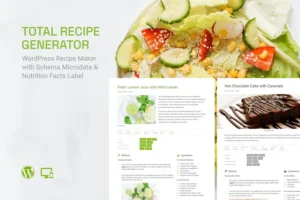 Mua Total Recipe Generator (Recipe Gutenberg Block) giá rẻ