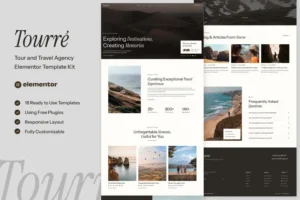 Mua Tourre - Travel & Tour Agency Elementor Template Kit giá rẻ