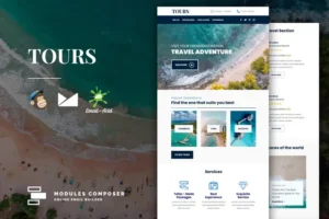 Mua Tours - Book & Travel Responsive Email giá rẻ