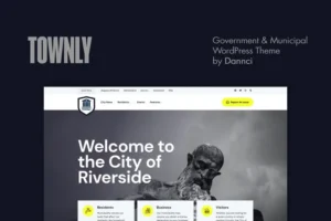 Mua Townly - Government & Municipal WordPress Theme giá rẻ