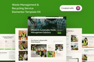 Mua Tracyle - Waste Management & Recycling Service Elementor Template Kit giá rẻ