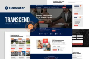 Mua Transcend - Mortgage Lending Elementor Template Kit giá rẻ