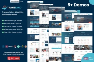 Mua Transport & Logistics WordPress Elementor Theme giá rẻ