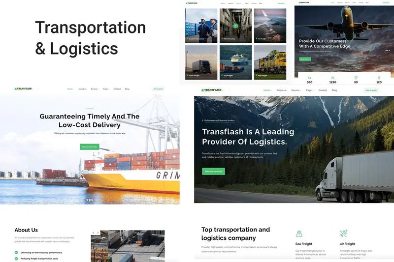 Mua Transportation and Logistics Theme - Transflash giá rẻ