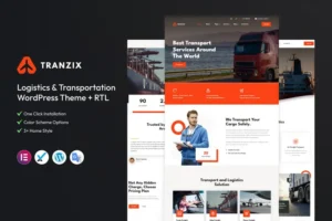 Mua Tranzix - Logistics & Transport WordPress Theme giá rẻ