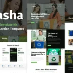 Trasha – Waste Management & Recycling Service Elementor Template Kit