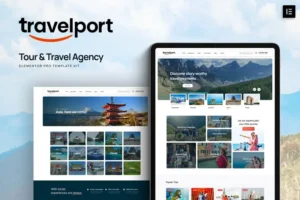 Mua Travelport - Tour & Travel Agency Elementor Pro Template Kit giá rẻ