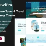 TravelPro – Tours & Travel Agency WordPress Theme