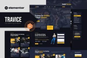 Mua Travice - Car Detailing Service & Car Repair Elementor Template Kit giá rẻ