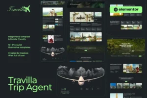 Mua Travilla - Travel & Accommodation Elementor Template Kit giá rẻ