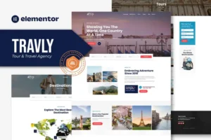 Mua Travly - Tour & Travel Agency Elementor Template Kit giá rẻ