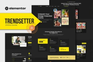 Mua Trendsetter - Online Design Courses Elementor Pro Template Kit giá rẻ