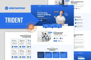 Mua Trident - Human Resources & Recruitment Agency Elementor Template Kit giá rẻ