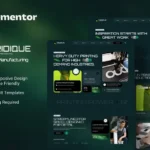 Tridique – 3D Printing Manufacturing Elementor Template Kit