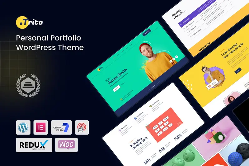 Mua Trito - Personal Portfolio WordPress Theme giá rẻ