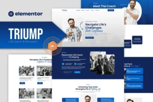 Mua Triump - Life Coach & Motivator Elementor Template Kit giá rẻ