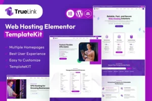 Mua TrueLink - Web Hosting Elementor Template Kit giá rẻ