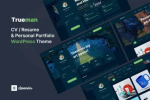 Mua Trueman - Personal Portfolio WordPress Theme giá rẻ