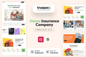 Mua Truspax - Insurance Agency Elementor Template Kit giá rẻ