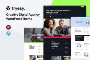 Mua Tryesy - Creative Digital Agency WordPress Theme giá rẻ