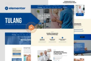 Mua Tulang - Chiropractic & Physiotherapy Elementor Pro Template Kit giá rẻ
