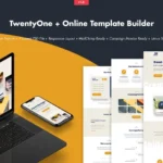 TwentyOne – Creative Portfolio Email + Builder