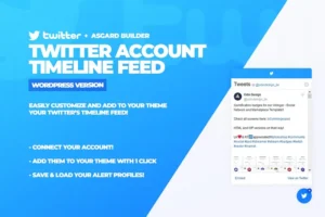 Mua Twitter Timeline Feed WordPress Plugin giá rẻ