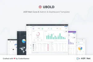 Mua UBold - ASP.Net Core Admin & Dashboard Template giá rẻ