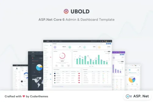 Mua UBold - ASP.Net Core Admin & Dashboard Template giá rẻ