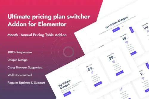Mua Ultimate Pricing Plan Switcher Addon for Elementor giá rẻ