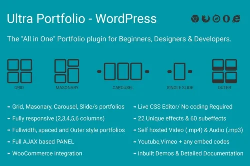 Mua Ultra Portfolio - WordPress giá rẻ