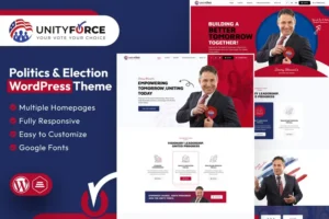 Mua UnityForce | Politics & Election WordPress Theme giá rẻ