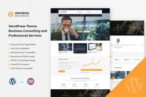 Mua Universal - Business Consulting WordPress Theme giá rẻ