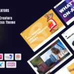 UpCreators – Digital Creators WordPress Theme
