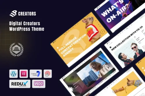 Mua UpCreators - Digital Creators WordPress Theme giá rẻ