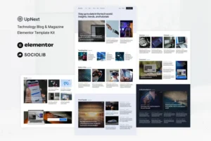 Mua UpNext - Technology Blog & Magazine Elementor Template Kit giá rẻ