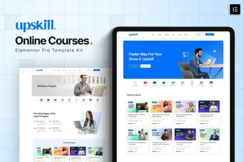 Mua Upskill - Online Course Elementor Pro Template Kit giá rẻ