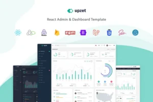 Mua Upzet - React Admin & Dashboard Template giá rẻ