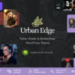 Urban Edge – Barbershop & Tattoo Studio Theme