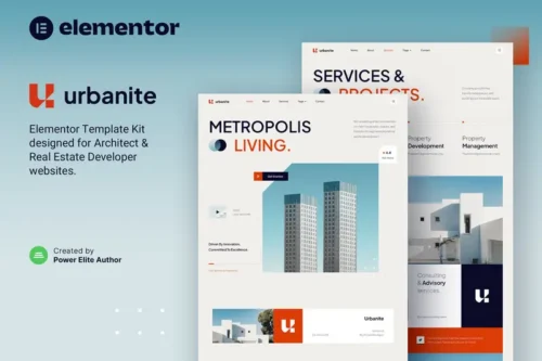Mua Urbanite – Architect & Real Estate Developer Elementor Template Kit giá rẻ