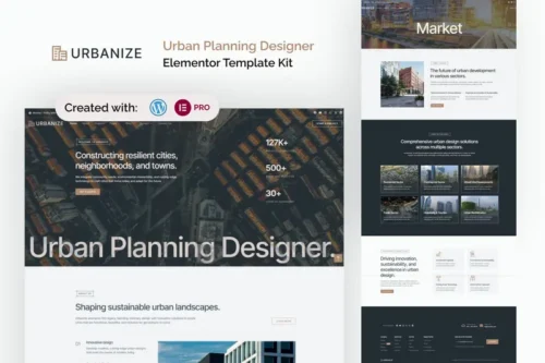 Mua Urbanize - Urban Planning Designer Elementor Template Kit giá rẻ